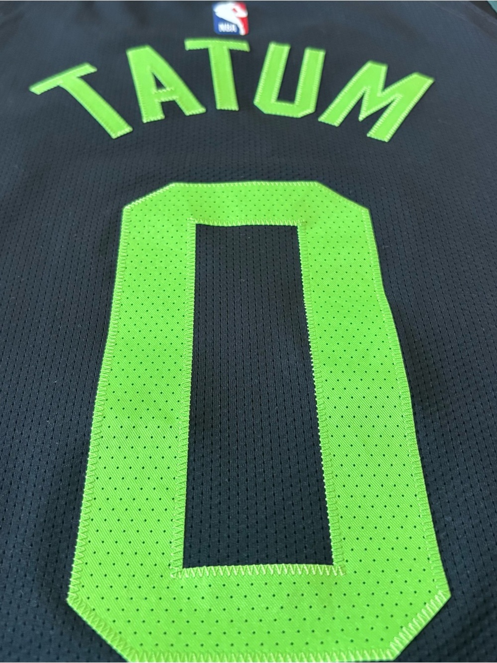Authentic Jayson Tatum Boston Celtics Jersey Nike NBA City Edition 56 2XL - Picture 12 of 16